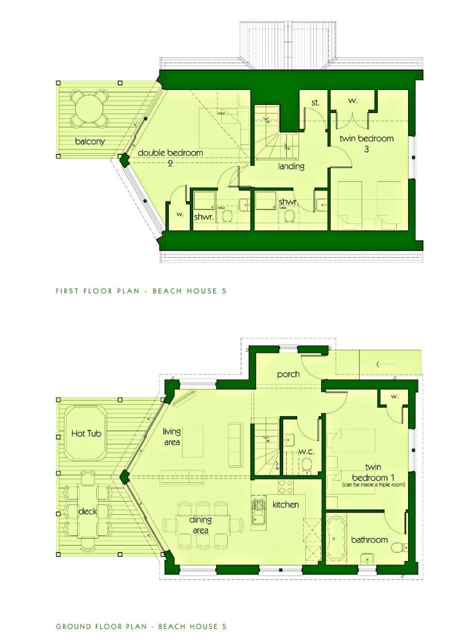 Beach Houses With Hot Tubs Glencoe Exterior photo